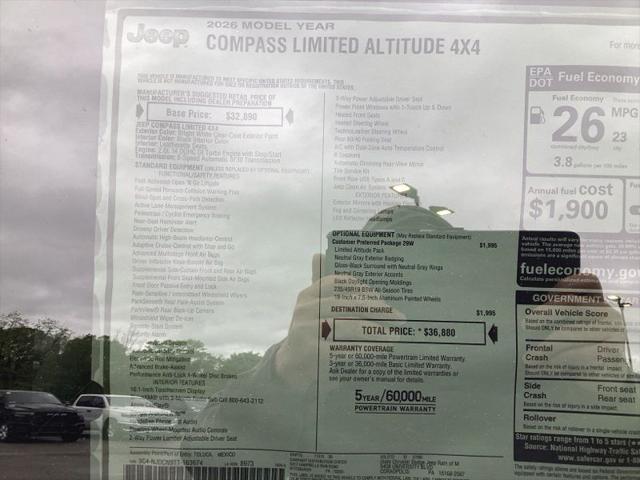 2026 Jeep Compass Limited Altitude