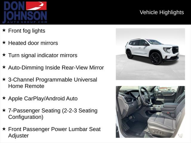 2025 GMC Acadia AWD Elevation