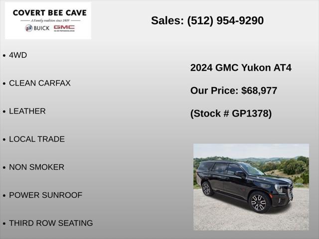 2024 GMC Yukon 4WD AT4