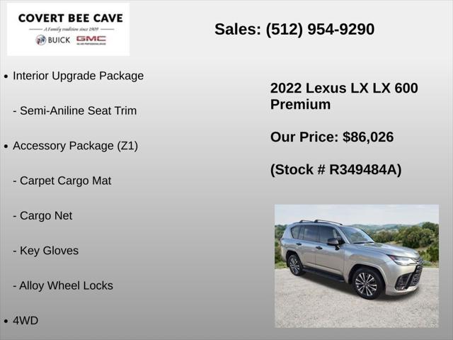 2022 Lexus LX Premium