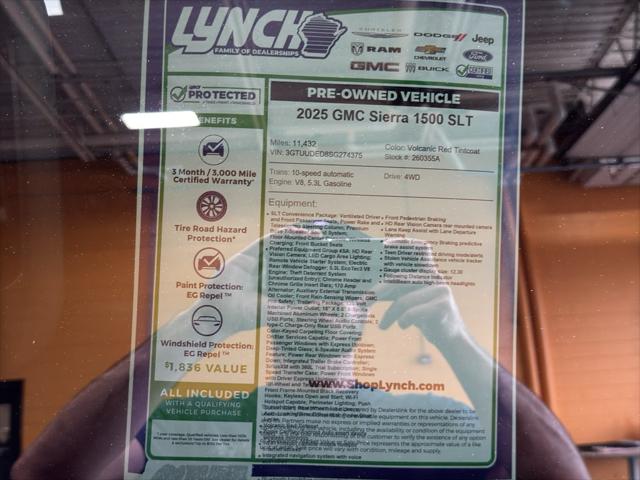 2025 GMC Sierra 1500 4WD Crew Cab Short Box SLT