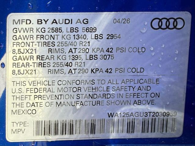 2026 Audi SQ5 Premium Plus TFSI quattro S tronic