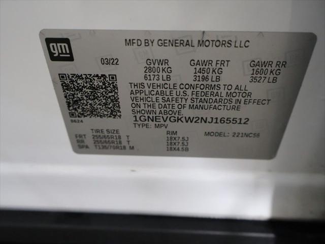 2022 Chevrolet Traverse AWD LT Cloth