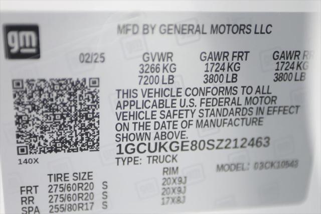 2025 Chevrolet Silverado 1500 4WD Crew Cab Short Bed LTZ
