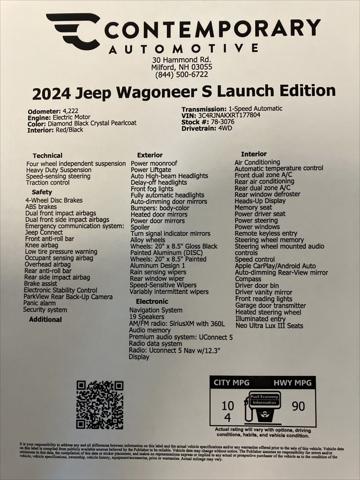 2024 Jeep Wagoneer Launch Edition
