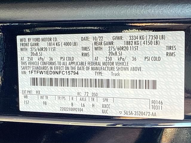 2022 Ford F-150 Platinum
