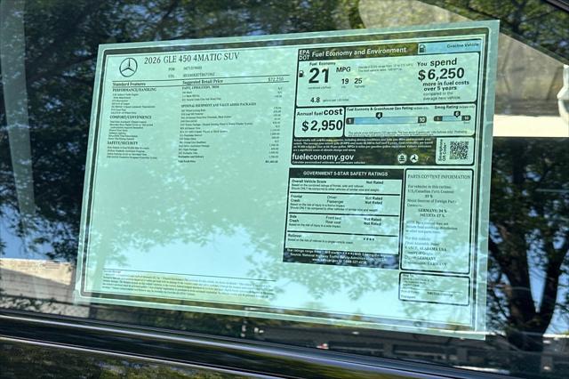 2026 Mercedes-Benz GLE GLE 450 4MATIC
