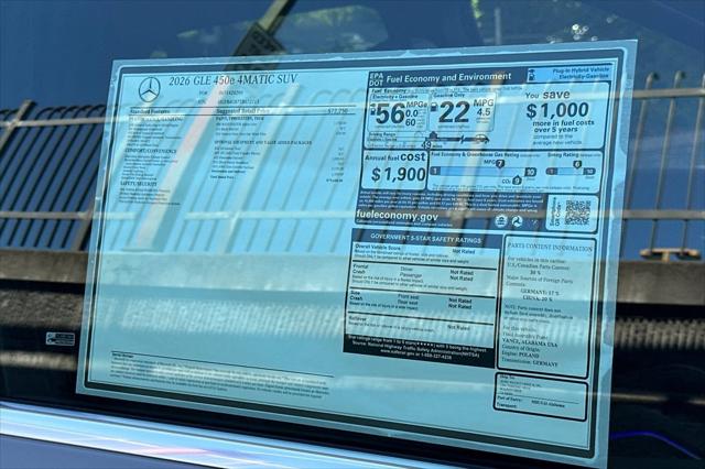 2026 Mercedes-Benz GLE GLE 450 4MATIC