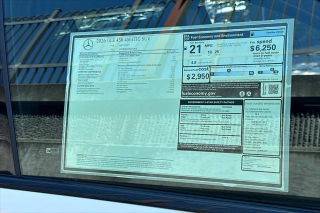 2026 Mercedes-Benz GLE GLE 450 4MATIC