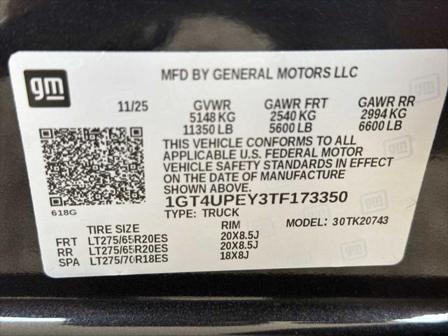 2026 GMC Sierra 2500HD Crew Cab, Standard Bed, AT4, 4WD
