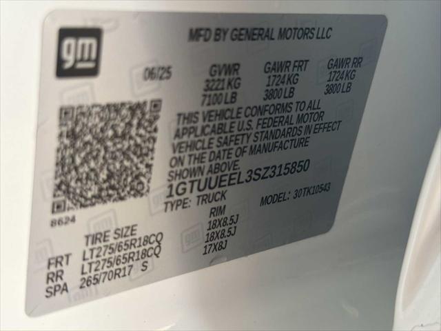 2025 GMC Sierra 1500 4WD Crew Cab Short Box AT4
