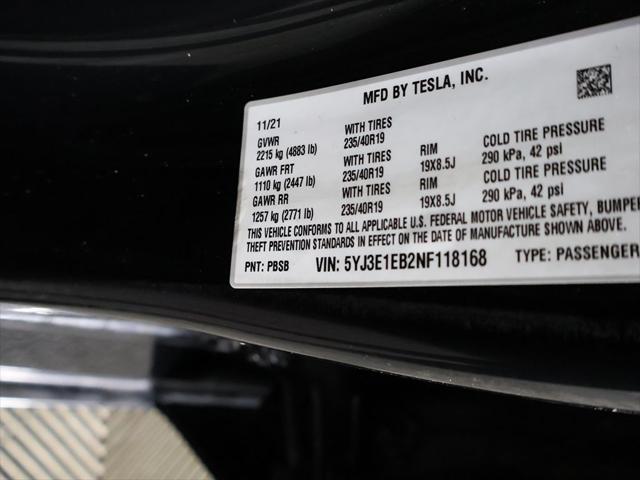 2022 Tesla Model 3 Long Range Dual Motor All-Wheel Drive