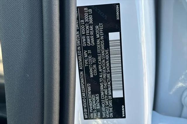 2026 Volvo XC90 Plug-In Hybrid Plus, T8 AWD, Electric/Gasoline, Bright, 7 Seats
