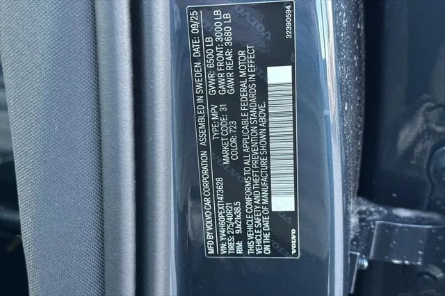2026 Volvo XC90 Plug-In Hybrid Plus, T8 AWD, Electric/Gasoline, Bright, 7 Seats