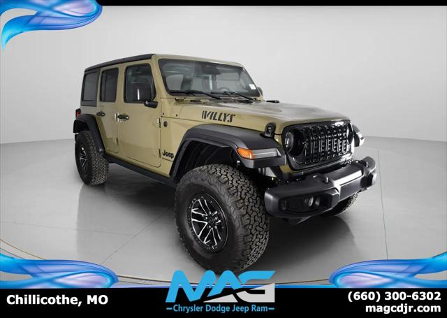 2026 Jeep Wrangler 4-Door Willys 4x4 for sale in Chillicothe, MO
