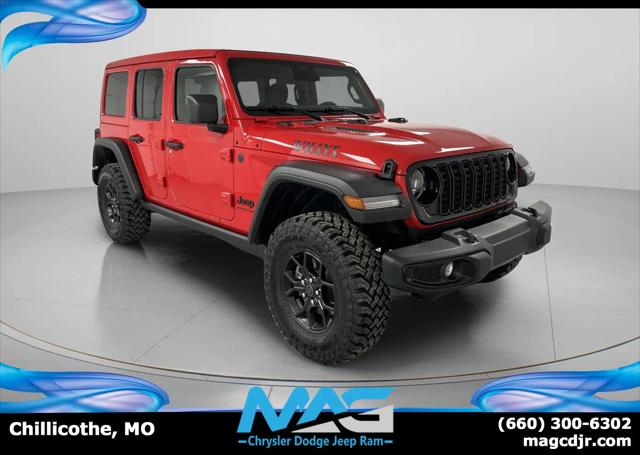 2026 Jeep Wrangler 4-Door Willys 4x4 for sale in Chillicothe, MO