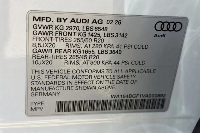 2027 Audi Q6 e-tron Premium Plus