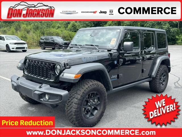 2025 Jeep Wrangler 4xe Willys 4xe for sale in Commerce, GA