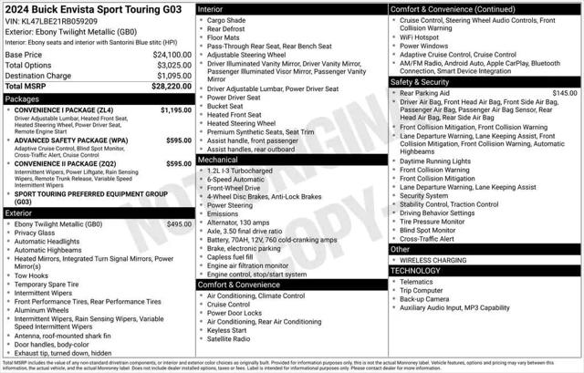 2024 Buick NV Sport Touring FWD