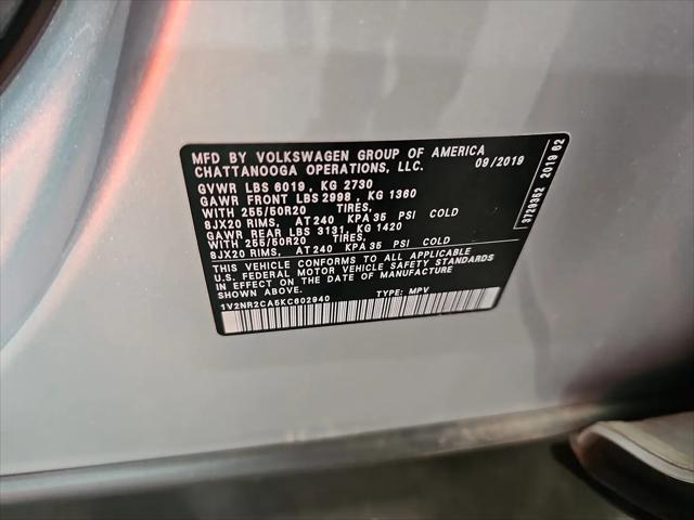 2019 Volkswagen Atlas 3.6L V6 SEL Premium
