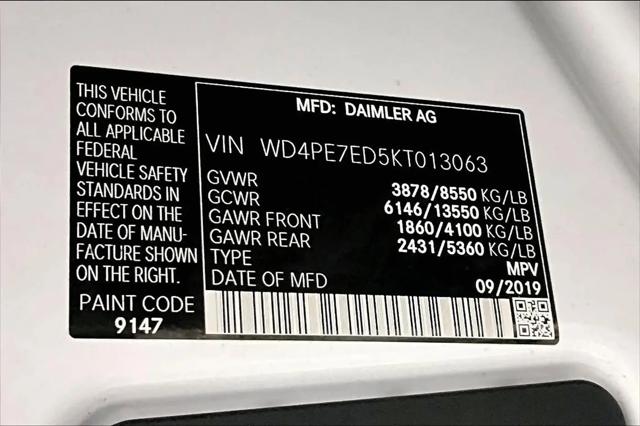 2019 Mercedes-Benz Sprinter 1500 Standard Roof I4