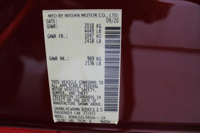 2021 Nissan Altima SR Intelligent AWD