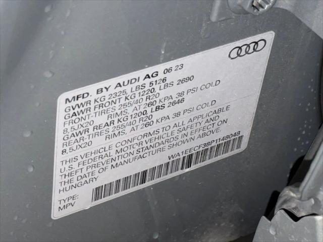 2023 Audi Q3 Premium Plus 45 TFSI S line quattro Tiptronic