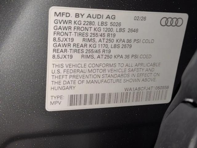 2026 Audi Q3 TFSI quattro S tronic