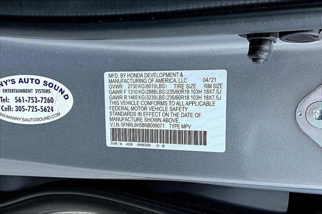 2022 Honda Odyssey EX