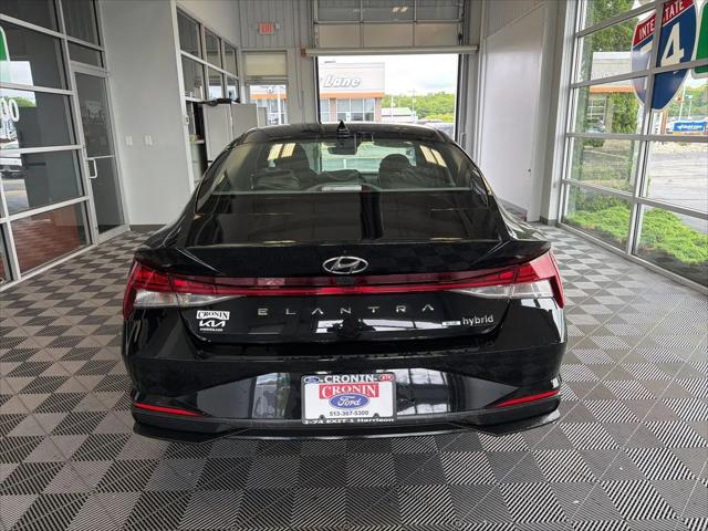 2021 Hyundai Elantra Hybrid Blue