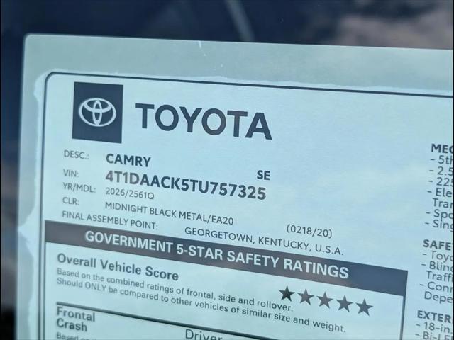 2026 Toyota Camry SE