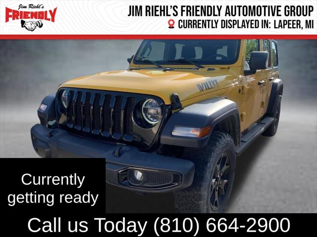 2020 Jeep Wrangler Willys 4x4 for sale in Lapeer, MI