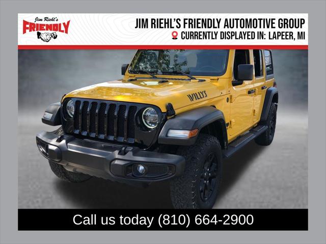 2020 Jeep Wrangler Willys 4x4 for sale in Lapeer, MI