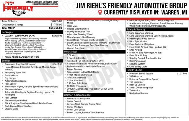 2024 Jeep Grand Cherokee L Limited 4x4 for sale in Warren, MI