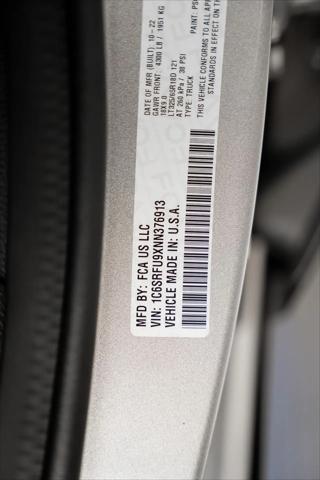 2022 Ram 1500 TRX Crew Cab 4x4 5'7" Box