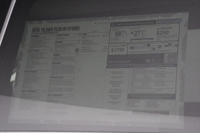 2026 Volvo XC90 Plug-In Hybrid Plus, T8 AWD, Electric/Gasoline, Bright, 6 Seats