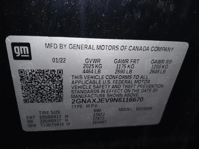 2022 Chevrolet Equinox FWD 2FL