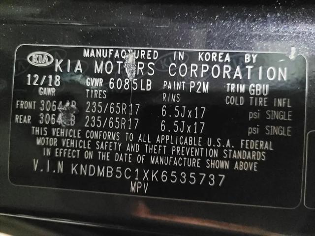 2019 Kia Sedona LX