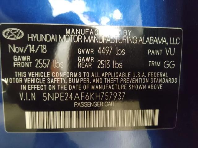 2019 Hyundai Sonata SE