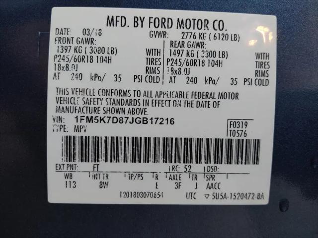 2018 Ford Explorer XLT