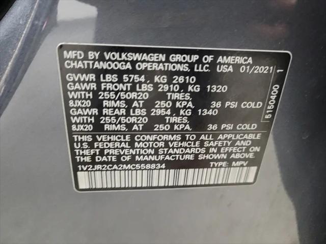 2021 Volkswagen Atlas 3.6L V6 SE w/Technology