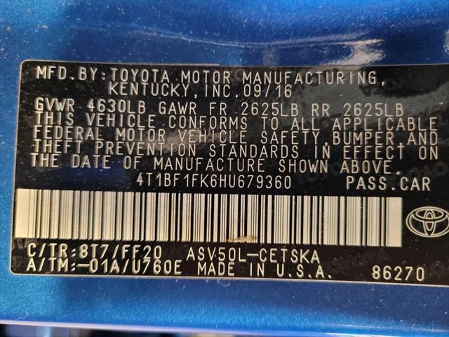 2017 Toyota Camry SE