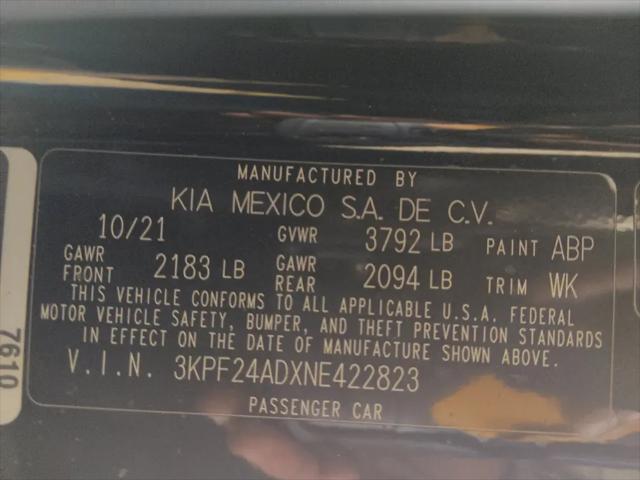 2022 Kia Forte LXS