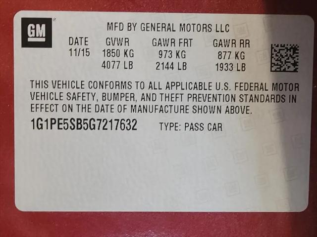 2016 Chevrolet Cruze Limited 1LT Auto
