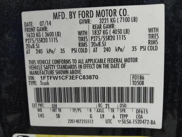 2014 Ford F-150 FX2