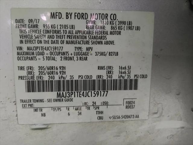 2018 Ford EcoSport SE