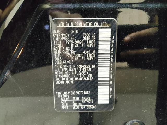 2017 Nissan Armada Platinum