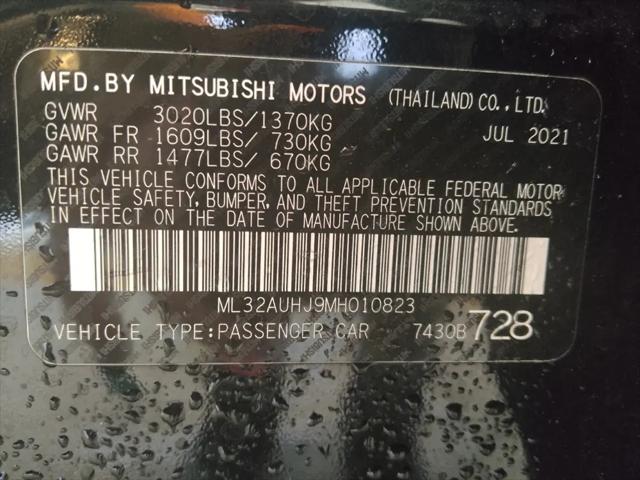 2021 Mitsubishi Mirage ES