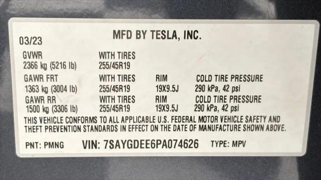 2023 Tesla Model Y Long Range Dual Motor All-Wheel Drive