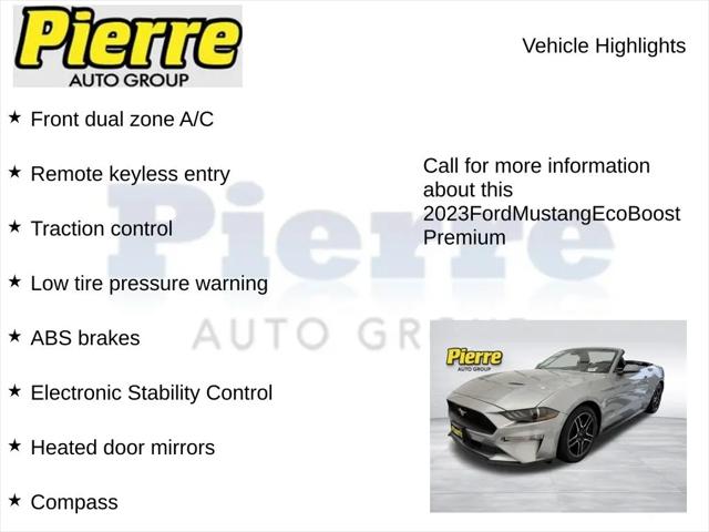 2023 Ford Mustang EcoBoost Premium Convertible